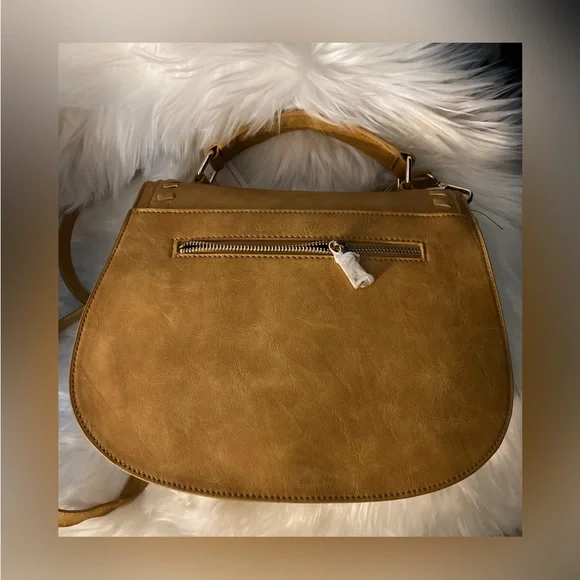 URBAN EXPRESSIONS Khloe Crossbody/Satchel in color Mustard - Picture 8 of 12